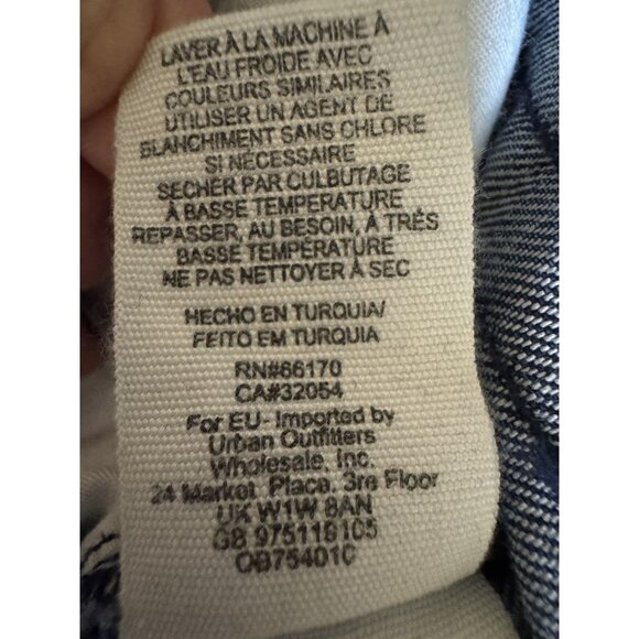 Free People Distressed Skinny Jeans Women’s 28R Blue Denim Raw Knee - Picture 5 of 8